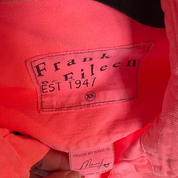 Frank & Eileen XS Mary Shirt Dress or Long Button Down -  Worn once - Picture 3 of 4